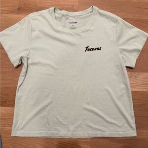 Tecovas Women's Light Green Short Sleeve Tee